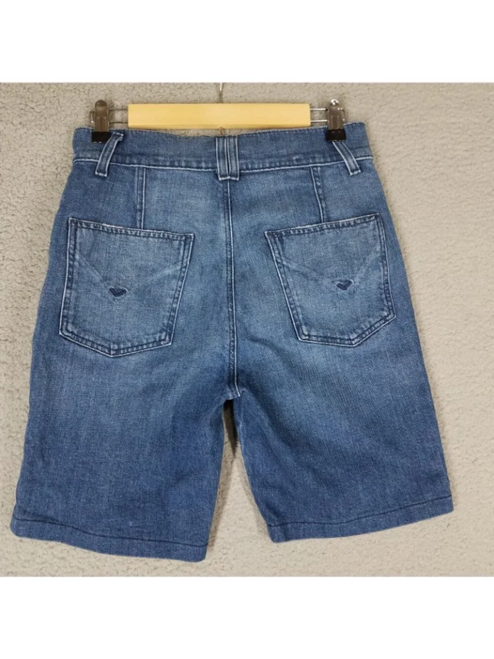 Hudson Jean Shorts Women's 30 Denim Bermuda Organic Stretch 7.5